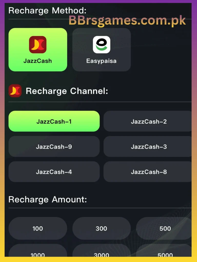 Deposit and withdraw